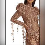 Zimmermann NWOT  Celestial Zodiac Mini Lipstick Star Pink Dress Size OP/ XXS Photo 4