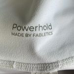 Fabletics White Mesh Lace Up Hem Leggings Photo 7