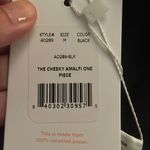 ANDIE  The Cheeky Amalfi One Piece Swimsuit Black size Medium NWT Photo 4