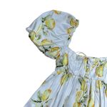 For Love & Lemons  Serafina Yellow Lemons Mini Dress Womens S Photo 3