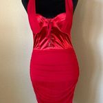 NWT Bodycon Red halter top corset dress Size M Photo 1