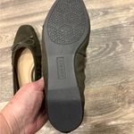 Esprit  Narissa Faux Suede Olive Green Flats Size 8.5 Photo 2