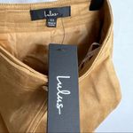 Lulus  Brown Faux Suede Wrap Skirt NWT in XS Photo 1
