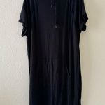 Athleta Coaster Short Sleeve Hood Sweatshirt Dress - large tall Photo 2
