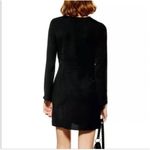 Topshop  Black Mini Dress with Tortoise Ring size 6 NWT Photo 2