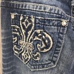 Miss Me jeans size 29 jp536o8 rhinestone bootcut dark wash distressed Photo 2