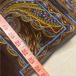 Bob Mackie  Wearable Art Embroidered Fleece Vest Size Small Brown Faux Fur Photo 4