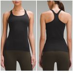 Lululemon  ebb to street ribbed tank top 12 black Photo 1