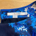 Boden Blue and Black Floral Silk Blend Dress Size undefined Photo 2