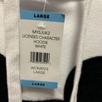 Disney  Mickey Mouse Women's Hoodie White Size Large Photo 4