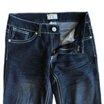 F&F Skinny Jeans Juniors 5/6 Bedazzled Dark Wash Seat Mid Rise Stretch New Photo 2