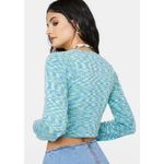 Edikted ★ Jacki Knitted Top - Blue/Green ★ Photo 7