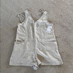 Athleta  Retreat Linen Romper - L Photo 3