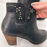 Olukai  Ho'Ohilu Women's Black Leather Healed Zipper Booties Size 9 Photo 1