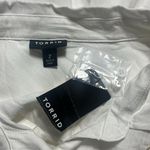 Torrid Shirt Top Sz 2XL Drop Shoulder Button Front Lightning Vacation Feminine Photo 4