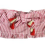 Agua Bendita  Stripe Tassel half Shoulder tie Back Size M Photo 2