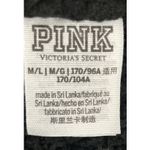 Victoria's Secret Pink Sherpa Lined Anorak Windbreaker Jacket Rainbow Logo M/L Photo 7