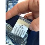 Serra  Women's Blue V-Neck Reversible Retro Tank Top Size Medium Photo 3