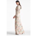 Sachin + Babi Keely Asymmetric Gown in Antique Bouquet Gold Size 6 Photo 1