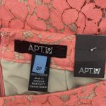 Apt. 9 NWT  Lace Skirt Womens 0P Pink Floral Lined Mini Romantic Feminine Spring Photo 4