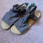 Anthropologie BLOWFISH Brisa Ankle Strap Brown Sandals Shoes Women’s Size 8.5 Gray Photo 0