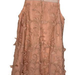 BCBGeneration  Embroidered Floral Applique Chiffon Dress Size Small Photo 0