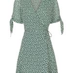 Reformation Venezuela Sammy Green Floral Dress Size S Photo 3