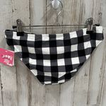 Kate Spade New! Shoreside Black White Gingham Bikini Bottom Womens Size XS Photo 4