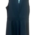 Olsenboye  Knit Sleeveless Black Peek a boo Back Dress Sz 9 NWT Photo 0