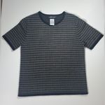 Sag Harbor   Blue and Gray Houndstooth Top 🍁🥮🍂 Photo 0