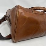 Patricia Nash Crossbody Tote Bag Cognac Brown Leather Handbag Photo 9