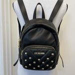 Love moschino Studded Heart Backpack Nappa Blk NEW Photo 0