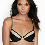 Victoria's Secret NWT Victoria’s Secret Luxe Lingerie Unlined Demi Bra in Black Nude 32D Photo 8