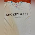 Disney Boutique Tiffany look Mickey and Co. t-shirt in Tiffany Blue unisex size M Photo 1