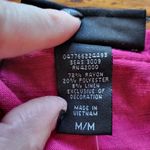 Attention  Ruffle Front V-Neck Sleeveless Tank Top Hot Pink Size Medium Photo 4