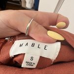 MABLE Rust Orange Strapless Mini Dress | Size Small Photo 2
