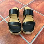 Nisolo Leather and Wood Block Heel Minimalist Sandal Size 9.5 Black Photo 6