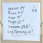 Ladies Seven for All Mankind Wide Leg Crop Vintage Dojo Jeans Size 32 Light Wash Blue Photo 11