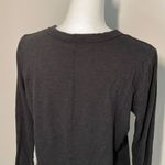 Z Supply  Womens‎ Long Sleeve T-Shirt Crewneck Top Cotton Blend Size Small Black Photo 3