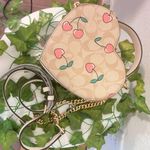 Coach Heart Crossbody In Signature Canvas With Heart Cherry Print CE653 Photo 9