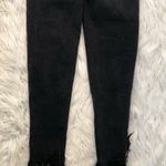 Five Plus Cropped Jeans Black Fringe Studded Size undefined Photo 10