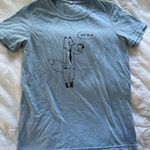 “Way to go” fox with coffee T shirt Size M Photo 0