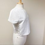 Sugar Lips Sugar + Lips Lace Panel Cropped Top White M Photo 1