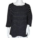 Banana Republic  Sweater Womens Medium Navy Blue Multicolored Speckle Work Casual Photo 0