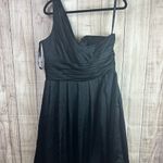 Bill Levkoff  Elegant Black One-Shoulder Dress Photo 1