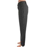EXPRESS  Black High Rise Plaid Checkered Straight Leg Trouser Dress Pants Size 8 Photo 1