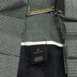 White House | Black Market WHBM Micro Check Ruffle Trim 3/4 Sleeve Lightweight Career Blazer Size 6 Photo 7