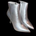 Open Edit  Blythe silver metallic booties! Nwot Photo 4