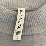 Athleta  Hawthorne Crew Neck Extra Fine Merino Wool Sweater Light Blue Size Small Photo 9