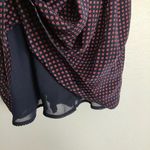 Anthropologie Maple Navy Silk Dress Photo 8